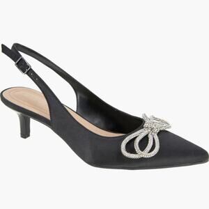 NWOT BCBG Donna 2 Slingback Pointed Toe Pump Black 6.5